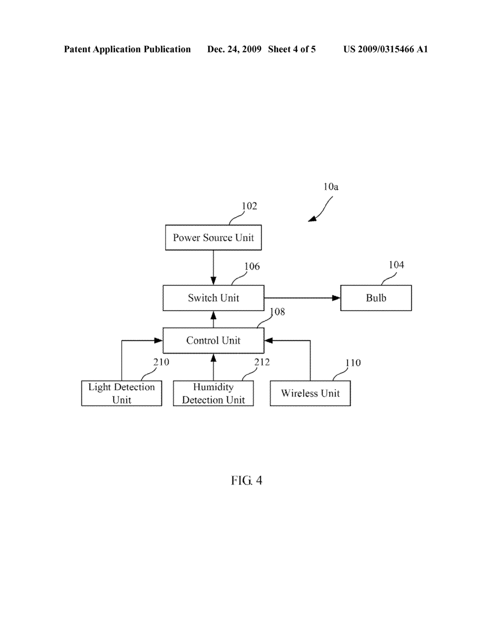 ILLUMINATION APPARATUS AND CONTROL DEVICE FOR CONTROLLING THE ILLUMINATION APPARATUS - diagram, schematic, and image 05