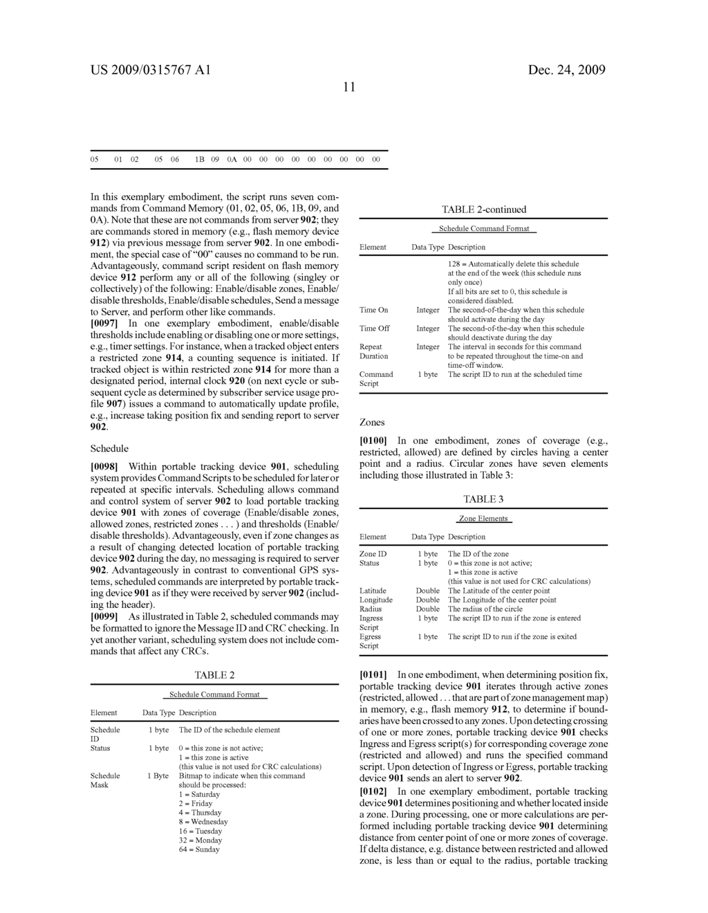 APPARATUS AND METHOD FOR GENERATING POSITION FIX OF A TRACKING DEVICE IN ACCORDANCE WITH A SUBSCRIBER SERVICE USAGE PROFILE TO CONSERVE TRACKING DEVICE POWER - diagram, schematic, and image 24