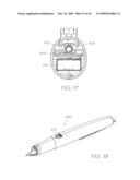 Electronic pen with retractable and replaceable cartridge diagram and image