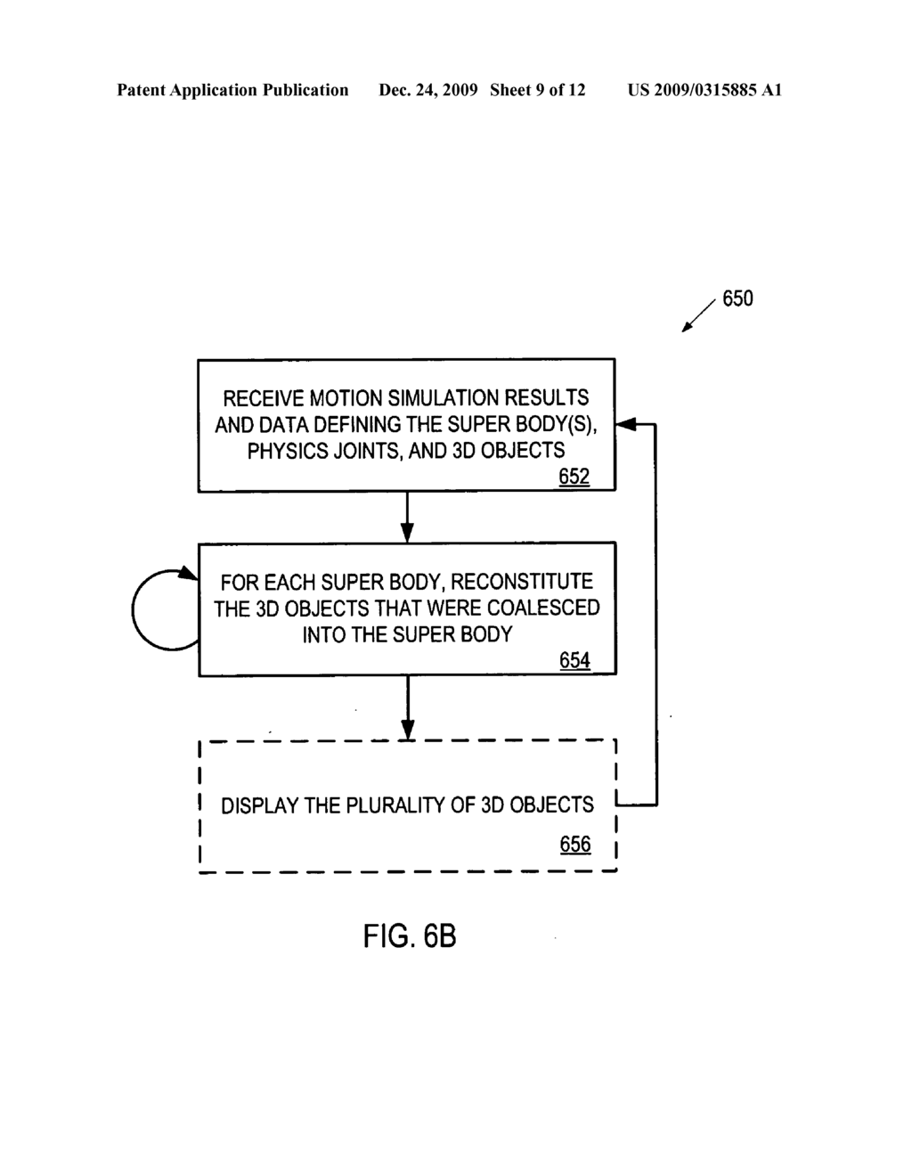 Method and apparatus for automatic coalescence of connected rigid bodies - diagram, schematic, and image 10