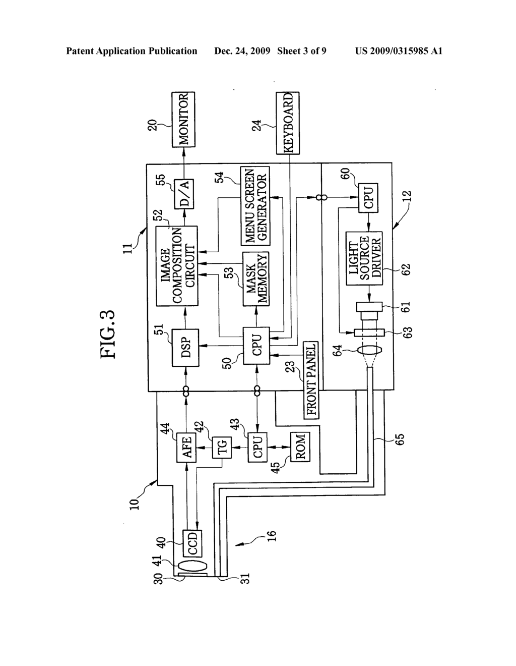 Processor device and method for displaying image - diagram, schematic, and image 04