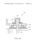 Lens adjusting device of projector diagram and image