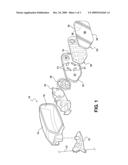 Mirror Assembly with Single Heating Element for Multiple Surfaces diagram and image