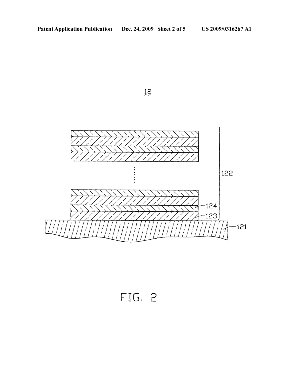 MULTILAYER THIN-FILM STACK AND OPTICAL ELEMENT EMPLOYING SAME - diagram, schematic, and image 03