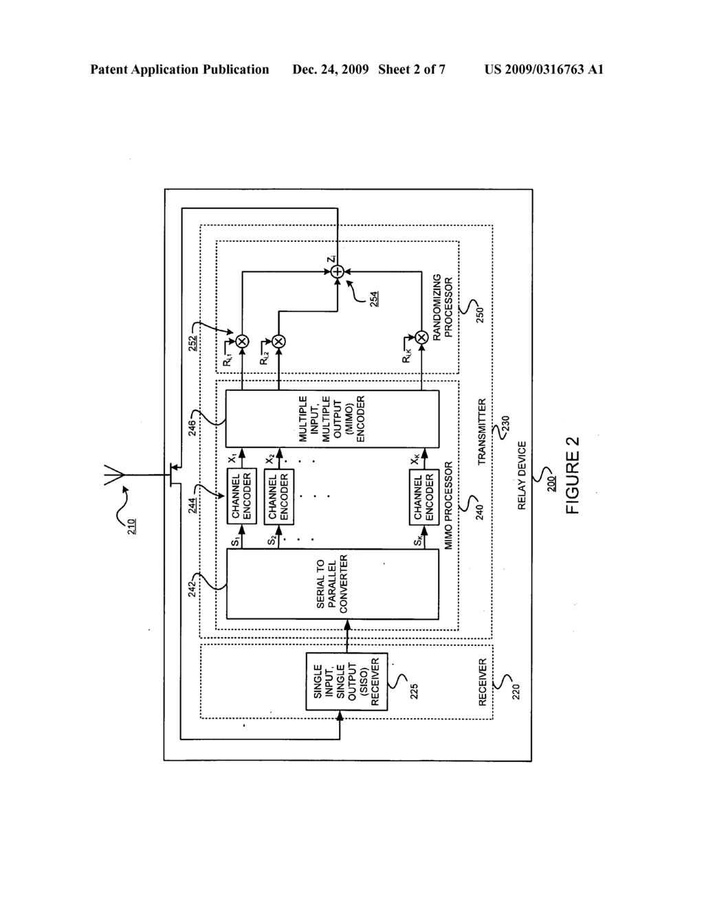 SPATIAL MULTIPLEXING GAIN FOR A DISTRIBUTED COOPERATIVE COMMUNICATIONS SYSTEM USING RANDOMIZED CODING - diagram, schematic, and image 03