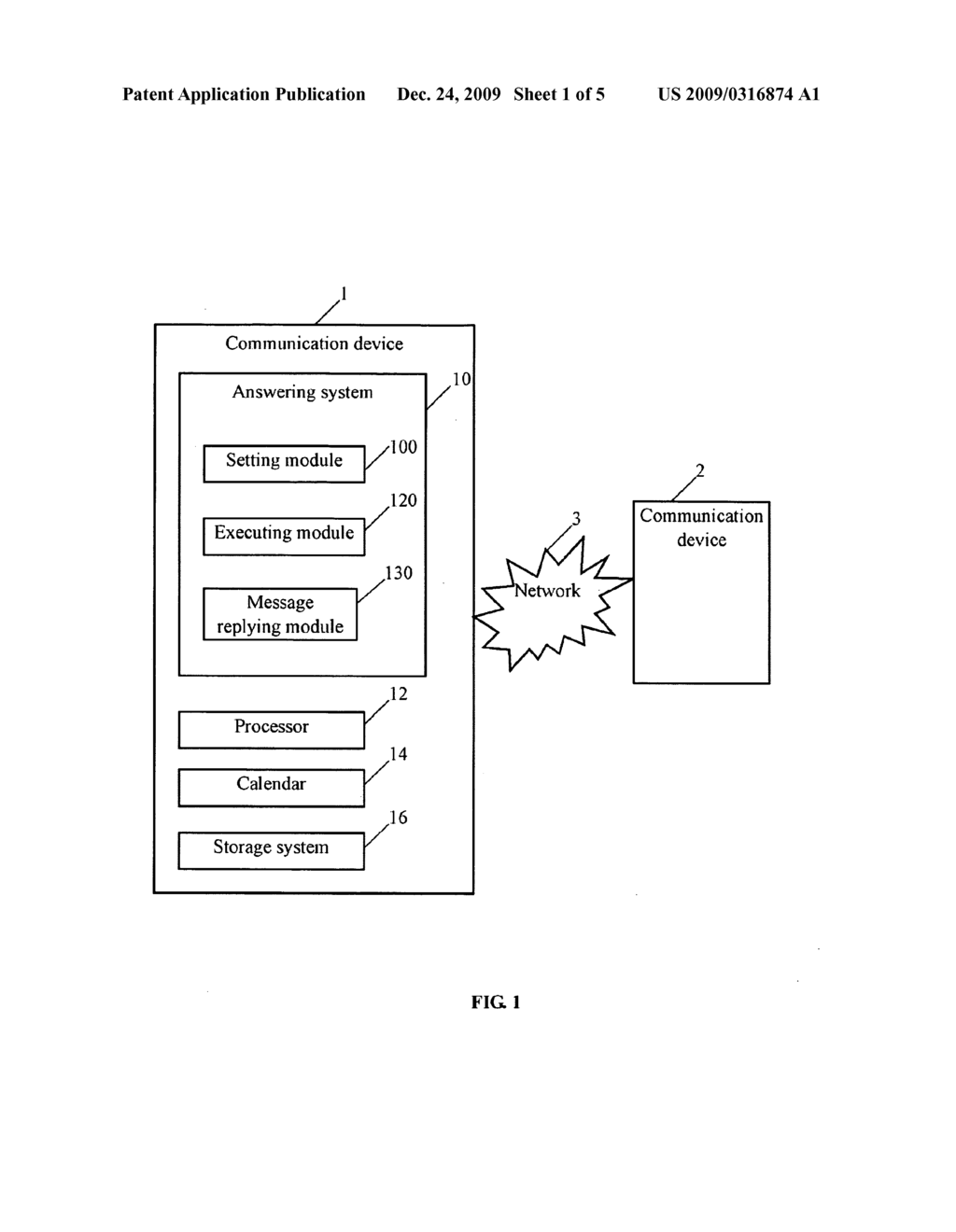 ANSWERING SYSTEM AND METHOD OF A COMMUNICATION DEVICE - diagram, schematic, and image 02