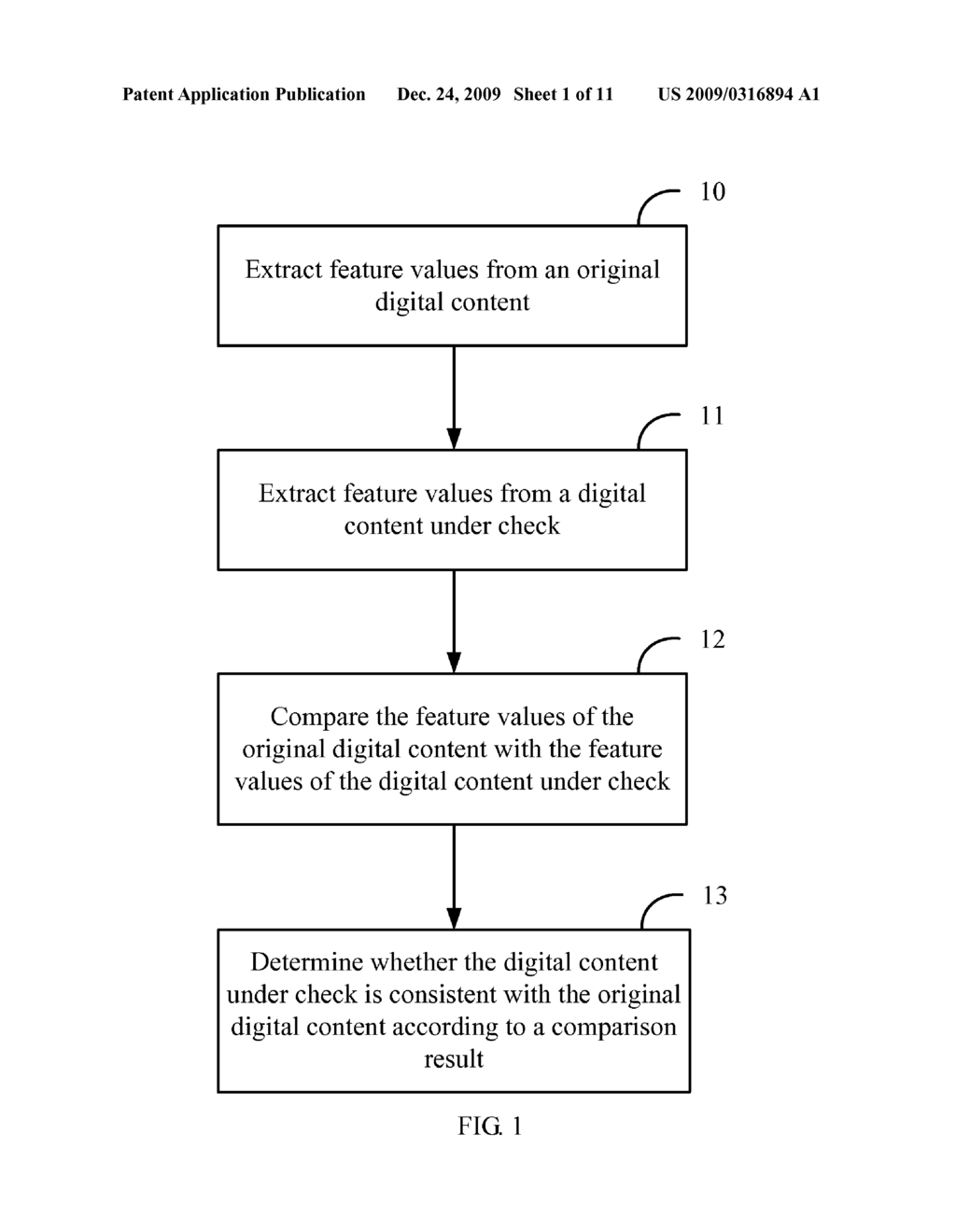 METHOD AND APPARATUS FOR CHECKING CONSISTENCY BETWEEN DIGITAL CONTENTS - diagram, schematic, and image 02