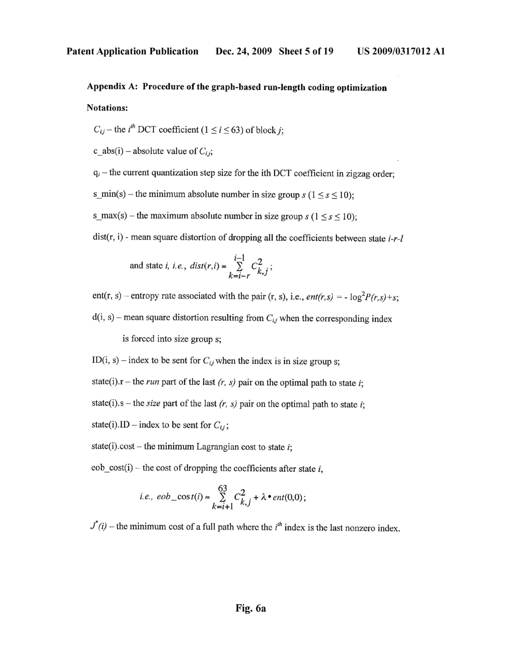 METHOD, SYSTEM AND COMPUTER PROGRAM PRODUCT FOR OPTIMIZATION OF DATA COMPRESSION - diagram, schematic, and image 06