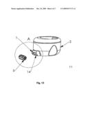 DOSING DEVICE COMPRISING A MONOLITHIC, RESILIENT ROLL diagram and image