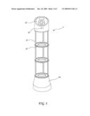 ADJUSTABLE MULTI-OUTLET VERTICLE TOWER FAN diagram and image