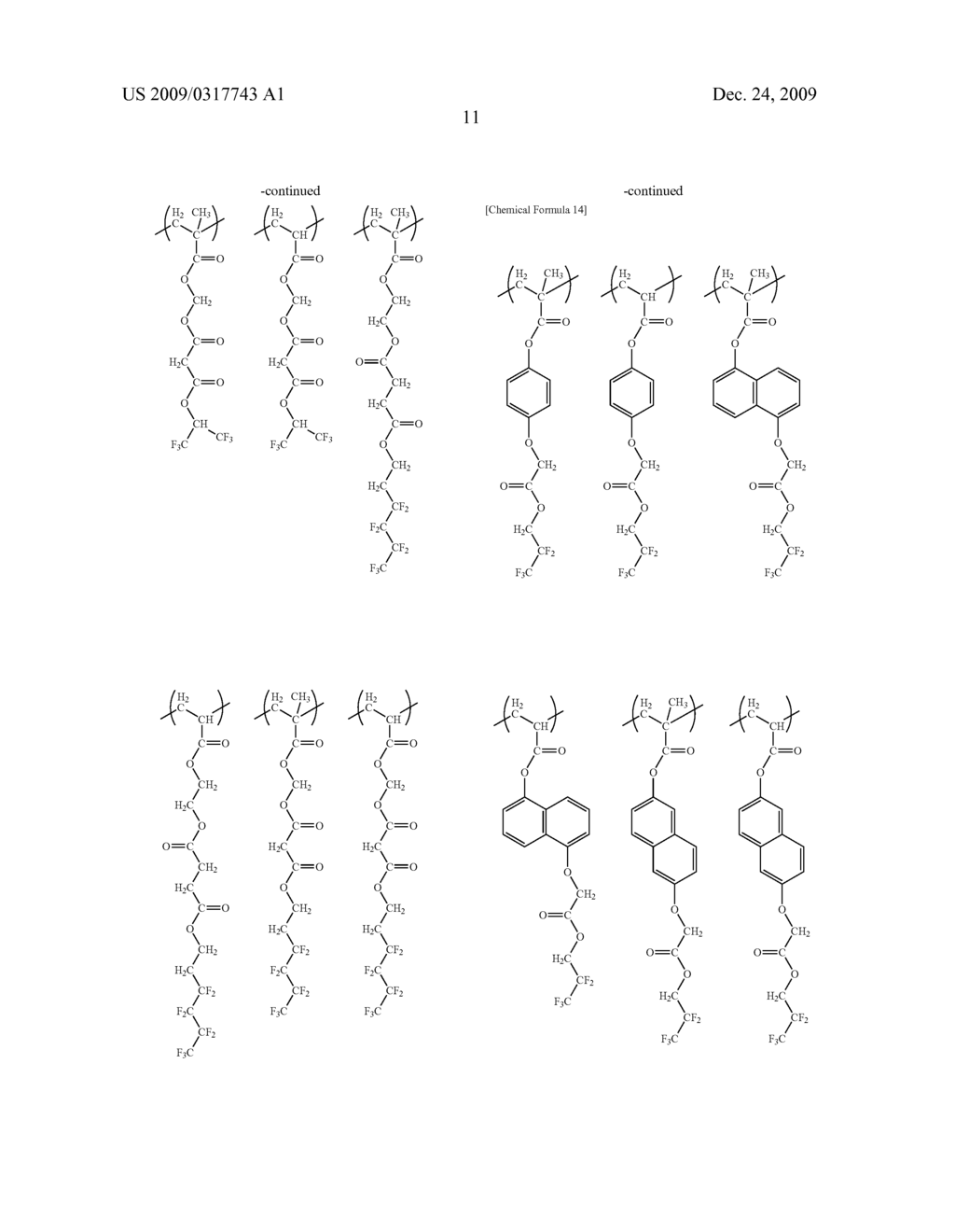 Resist composition for immersion exposure, method of forming resist pattern, and flourine-containing polymeric compound - diagram, schematic, and image 13