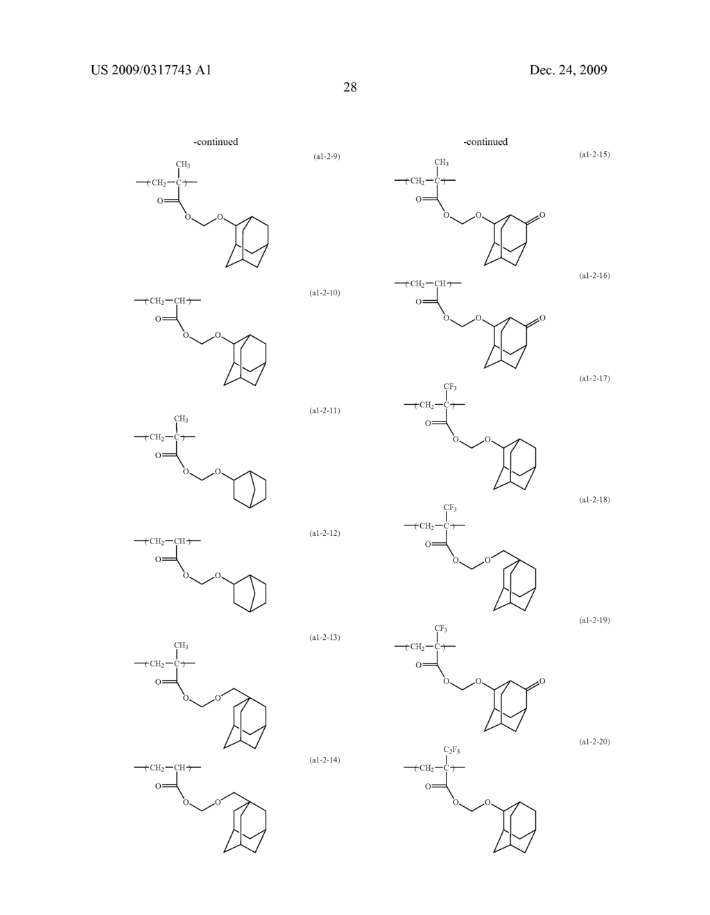 Resist composition for immersion exposure, method of forming resist pattern, and flourine-containing polymeric compound - diagram, schematic, and image 30