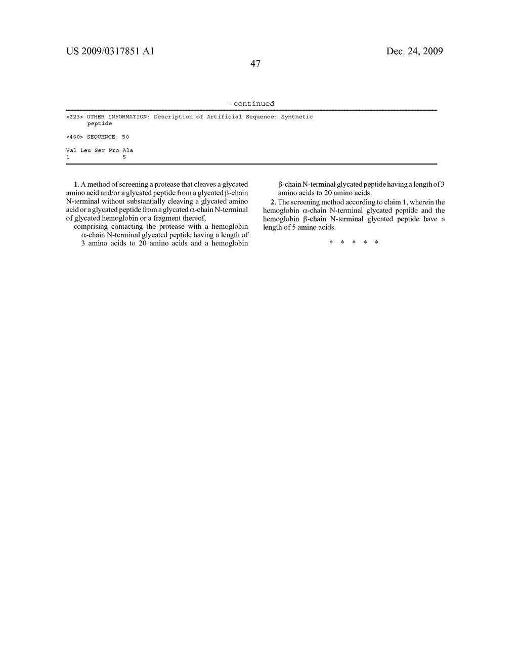 HEMOGLOBIN A1C DETERMINATION METHOD, ENZYME TO BE USED THEREFOR, AND PRODUCTION METHOD THEREOF - diagram, schematic, and image 58