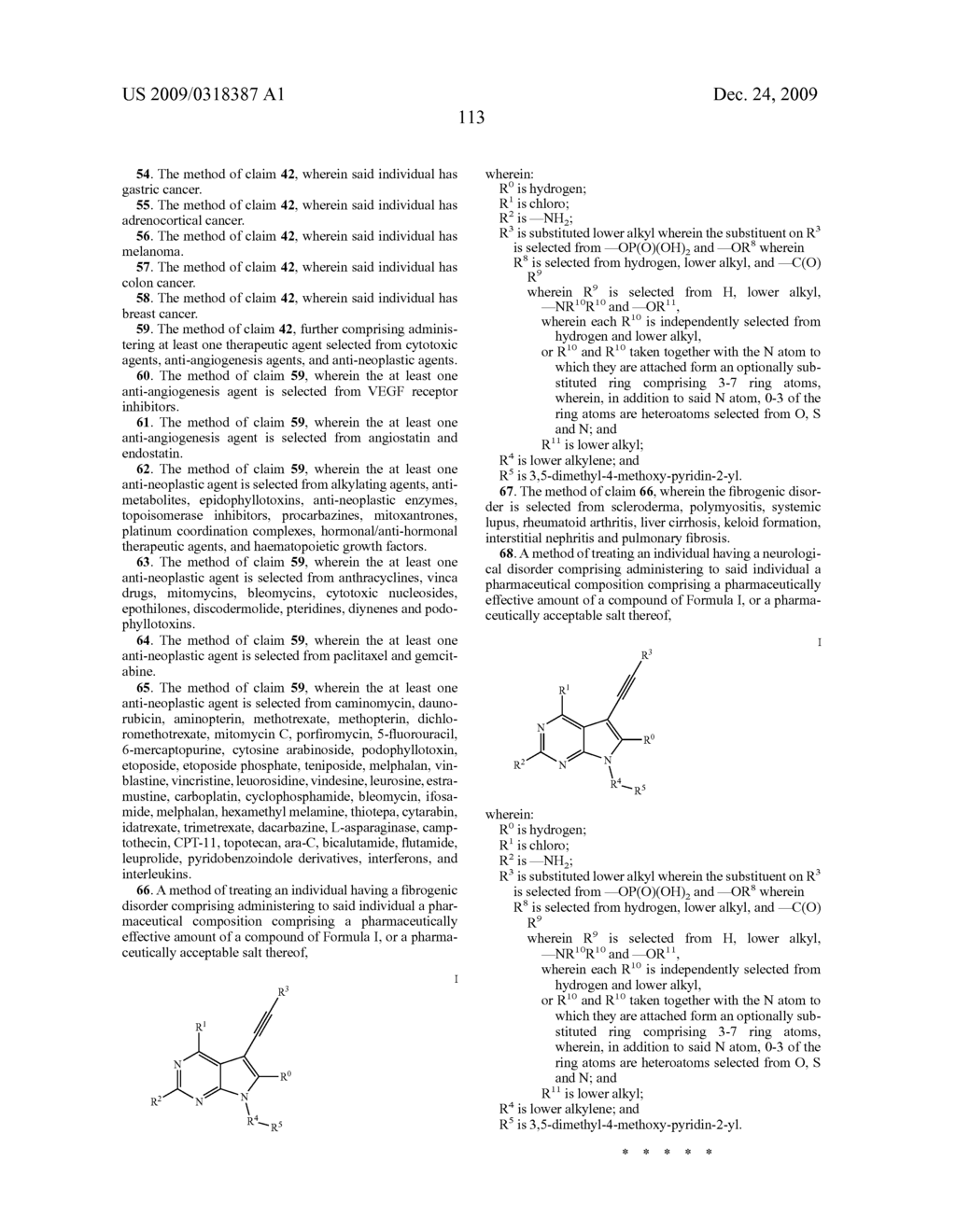 ALKYNYL PYRROLO[2,3-d]PYRIMIDINES AND RELATED ANALOGS AS HSP90-INHIBITORS - diagram, schematic, and image 119