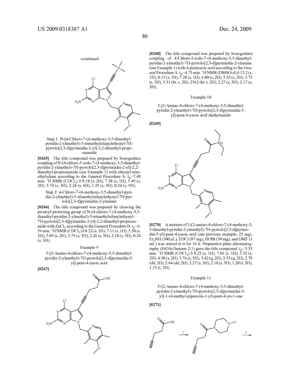 ALKYNYL PYRROLO[2,3-d]PYRIMIDINES AND RELATED ANALOGS AS HSP90-INHIBITORS - diagram, schematic, and image 92