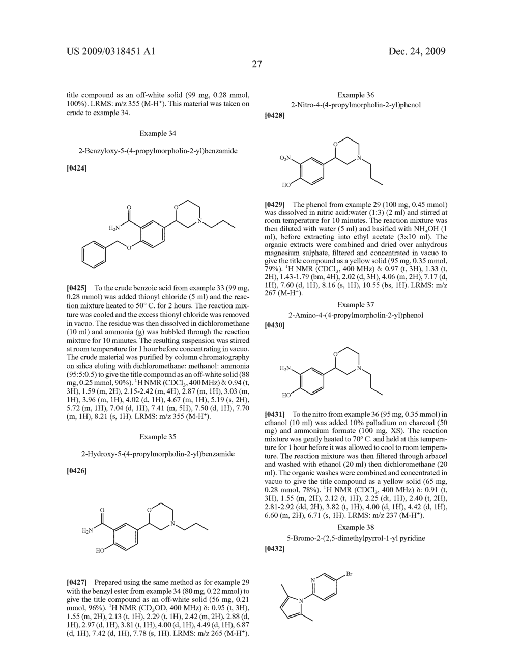 MORPHOLINE DOPAMINE AGONISTS FOR THE TREATMENT OF PAIN - diagram, schematic, and image 28