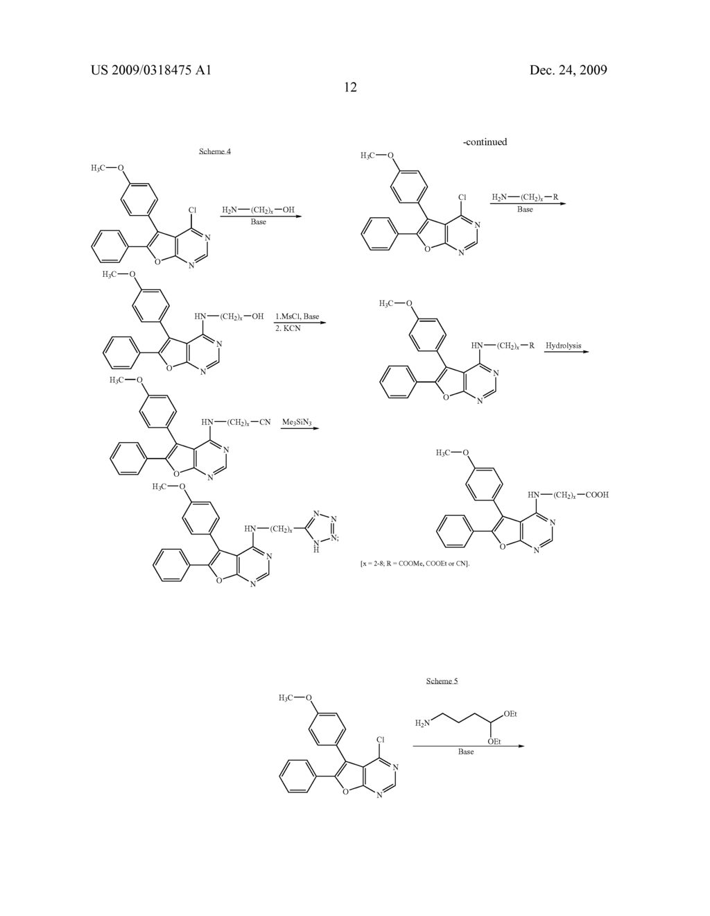 Novel, Acyclically Substituted Furopyrimidine Derivatives and Use Thereof - diagram, schematic, and image 13