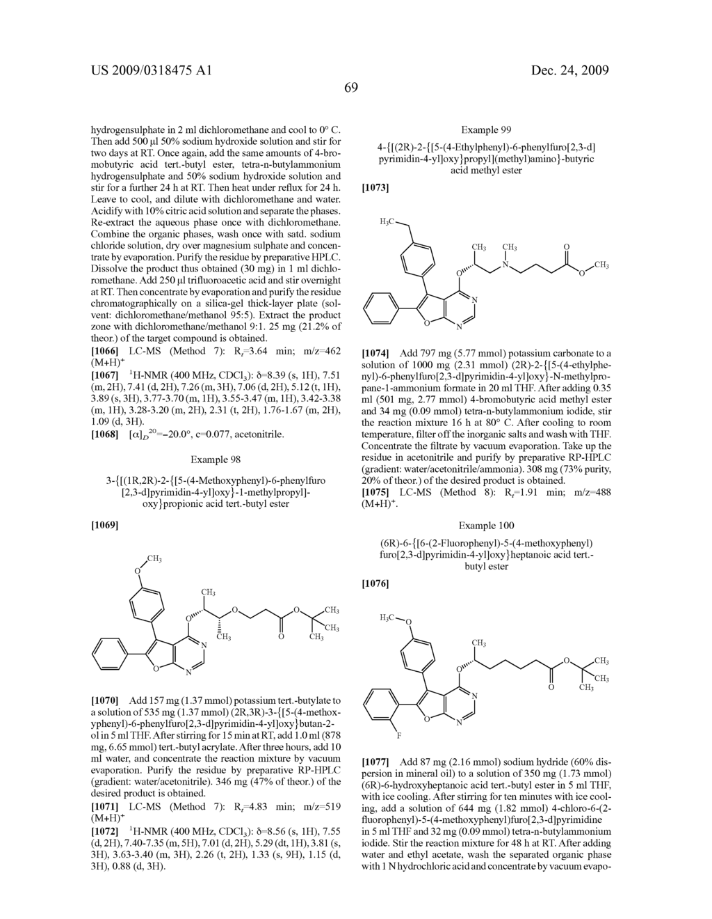 Novel, Acyclically Substituted Furopyrimidine Derivatives and Use Thereof - diagram, schematic, and image 70