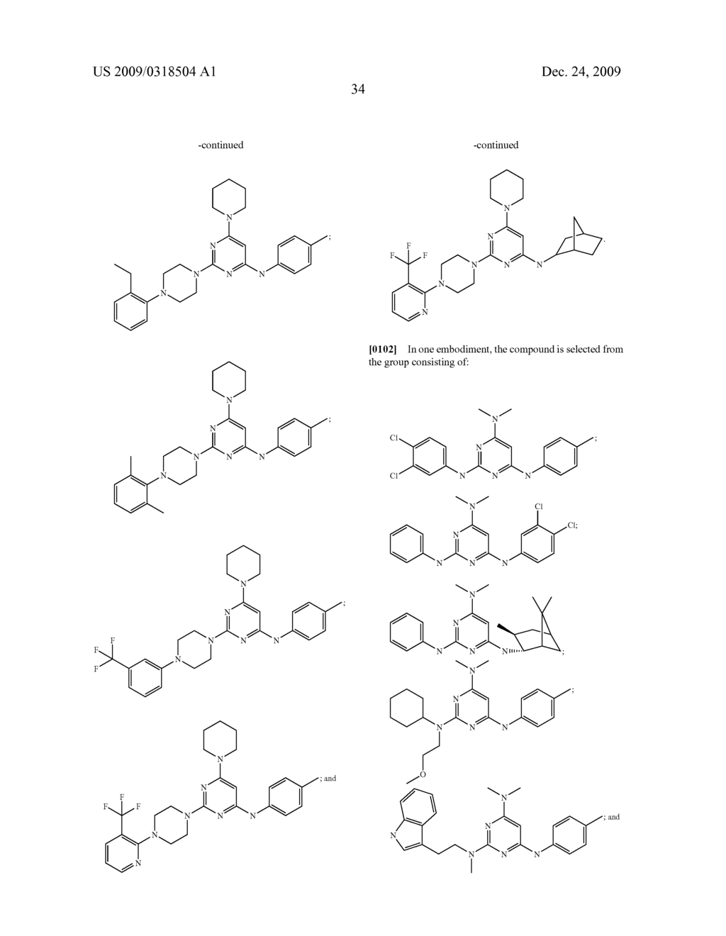 Use of GAL3 receptor antagonists for the treatment of depression and/or anxiety and compounds useful in such methods - diagram, schematic, and image 40