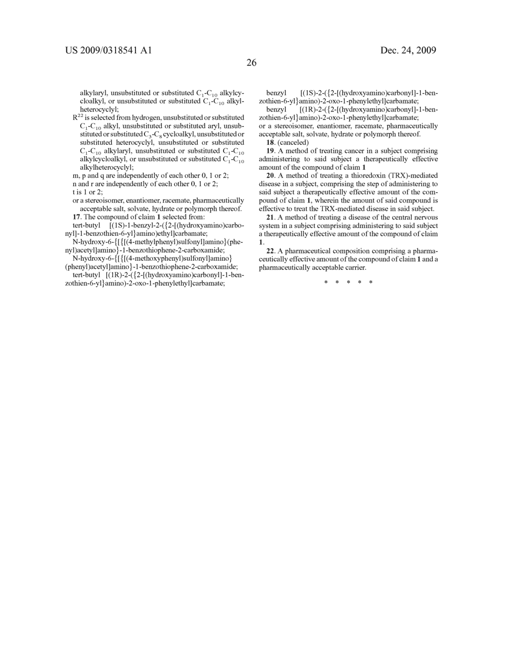 Benzothiophene hydroxamic acid derivatives with carbamate, urea, amide and sulfonamide substitutions - diagram, schematic, and image 27