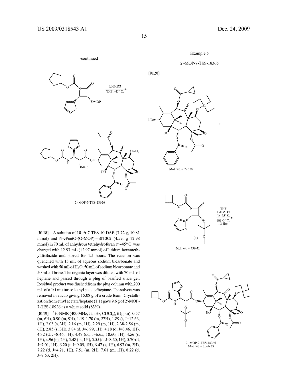 C(10) ETHYL ESTER AND C(10) CYCLOPROPYL ESTER SUBSTITUTED TAXANES - diagram, schematic, and image 33