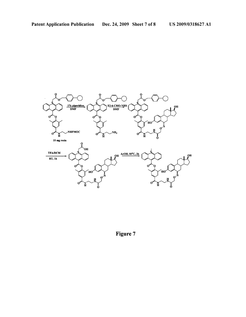 SOLID PHASE SYNTHESIS OF ACRIDINIUM DERIVATIVES - diagram, schematic, and image 08