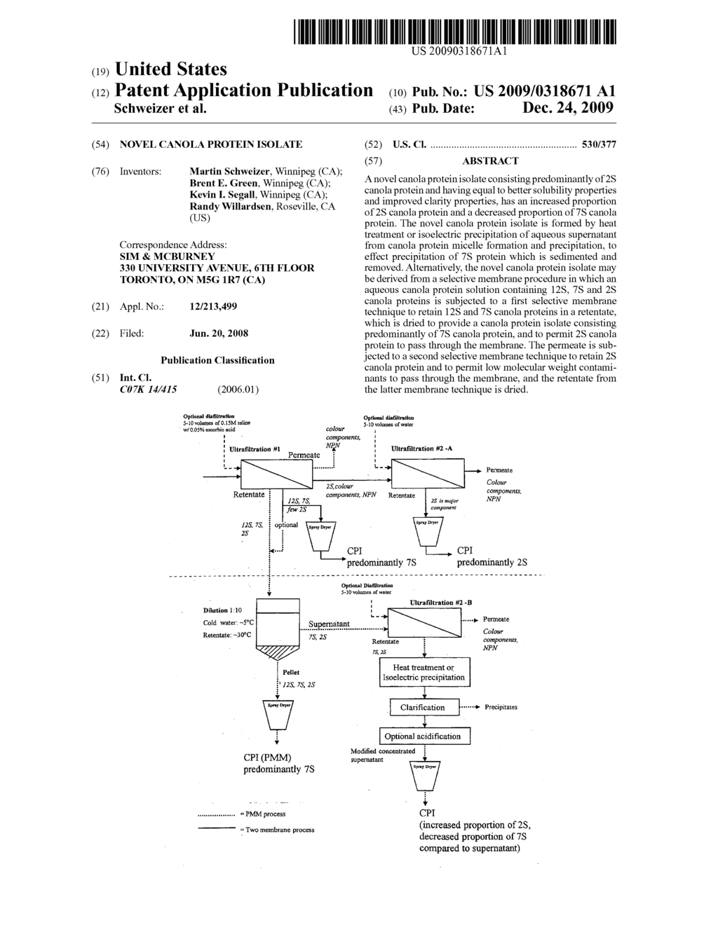 Novel canola protein isolate - diagram, schematic, and image 01