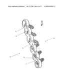 Osteosynthesis Plate Comprising Through-Openings Which are Inclined in Relation to the Plane of the Plate diagram and image