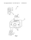 Splittable portable media player as remote control diagram and image