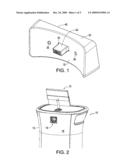 DOCKING SYSTEM FOR USE WITH A MOBILE MEDICATION CART diagram and image