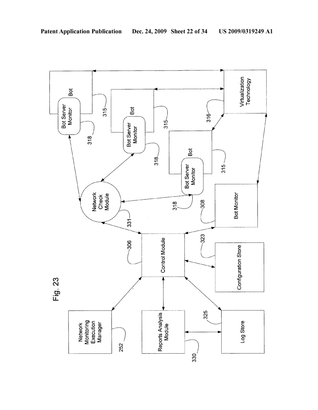 SYSTEMS AND METHODS FOR NETWORK MONITORING AND ANALYSIS OF A SIMULATED NETWORK - diagram, schematic, and image 23