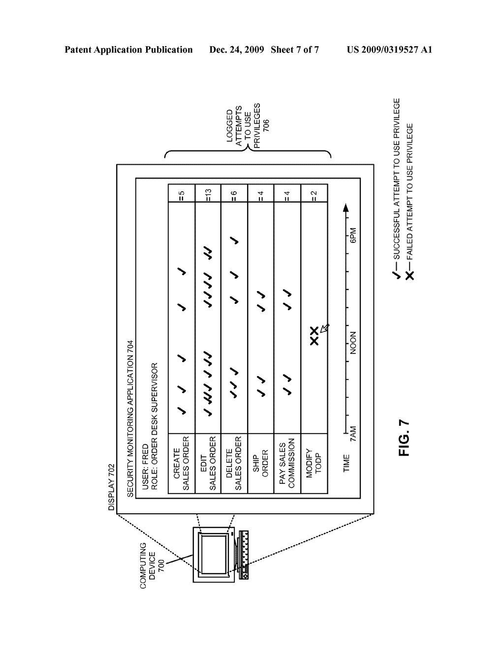 METHOD AND APPARATUS FOR LOGGING PRIVILEGE USE IN A DISTRIBUTED COMPUTING ENVIRONMENT - diagram, schematic, and image 08