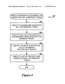 DISPLAYING A LIST OF FILE ATTACHMENTS ASSOCIATED WITH A MESSAGE THREAD diagram and image