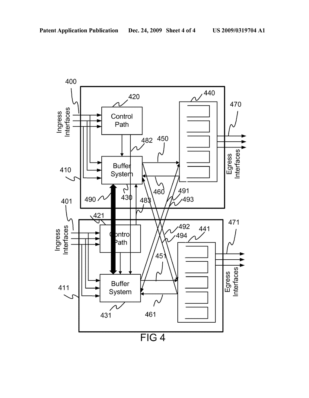 System and Method for Creating a Scalable Monolithic Packet Processing Engine - diagram, schematic, and image 05