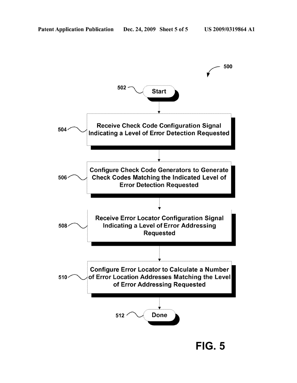 METHOD AND APPARATUS FOR DYNAMICALLY CONFIGURABLE MULTI LEVEL ERROR CORRECTION - diagram, schematic, and image 06