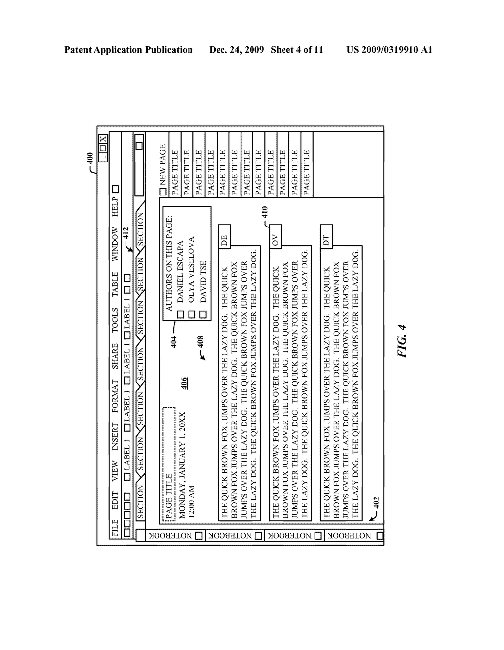 AUTOMATIC CONTENT AND AUTHOR EMPHASIS FOR SHARED DATA - diagram, schematic, and image 05