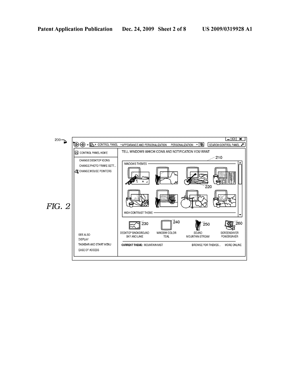 GENERATING PREVIEWS FOR THEMES THAT PERSONALIZE AN OPERATING ENVIRONMENT - diagram, schematic, and image 03