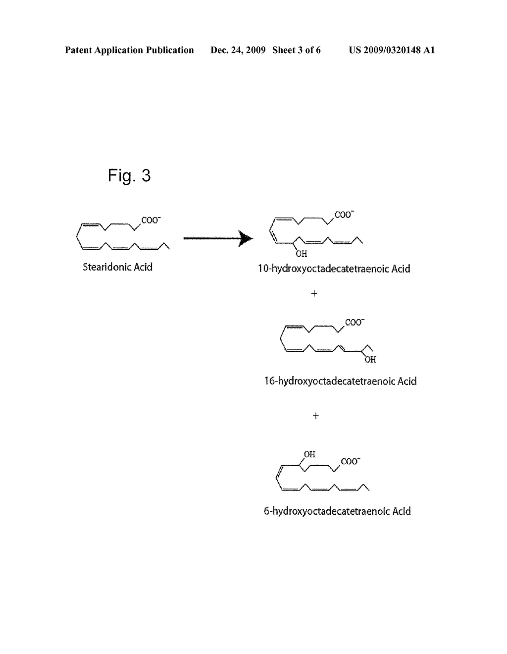 OXYLIPINS FROM STEARIDONIC ACID AND GAMMA-LINOLENIC ACID AND METHODS OF MAKING AND USING THE SAME - diagram, schematic, and image 04