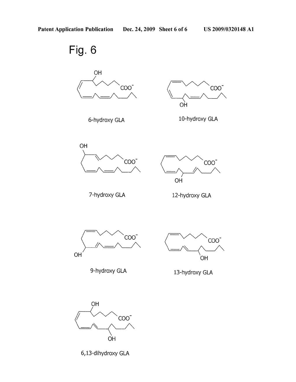 OXYLIPINS FROM STEARIDONIC ACID AND GAMMA-LINOLENIC ACID AND METHODS OF MAKING AND USING THE SAME - diagram, schematic, and image 07