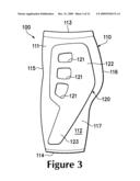 Apparel With Reduced Friction Zones diagram and image