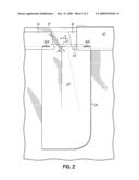 TROUSER WITH EXPANSIBLE WAIST AND HIDDEN WAISTBAND OPENING diagram and image