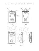 Pocket adapted for music players diagram and image