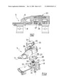 HINGING DEVICE FOR TWO TUBES CONSTITUTING A SEAT AND FOR PROTECTING THE HINGING ZONE THEROF diagram and image