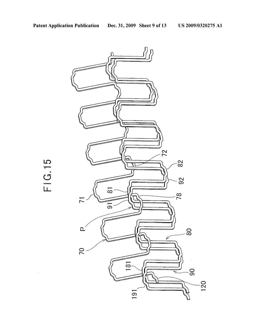 METHOD OF TWISTING COIL WIRE TO MAKE COIL ASSEMBLY FOR USE IN ELECTRIC ROTARY MACHINE - diagram, schematic, and image 10