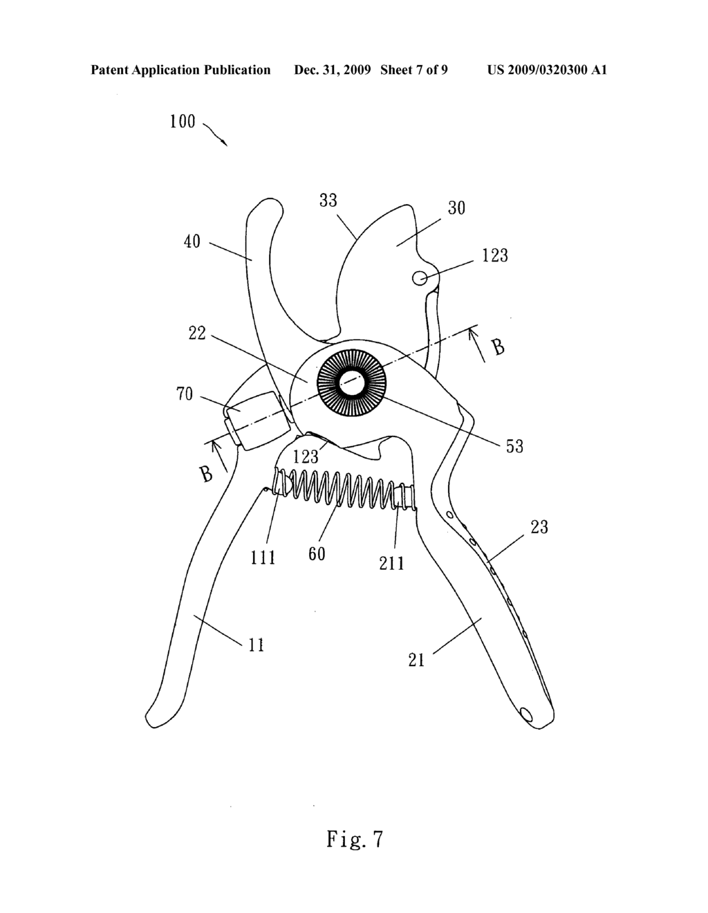 Pruning shears - diagram, schematic, and image 08