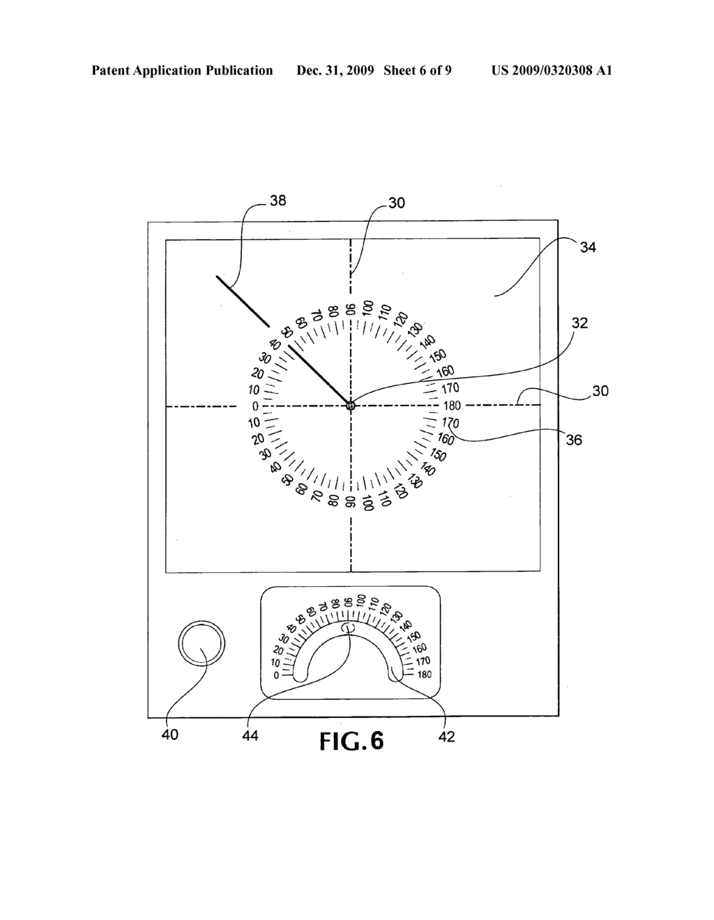 Gauge for determining angle of sloped ground and method of using same - diagram, schematic, and image 07