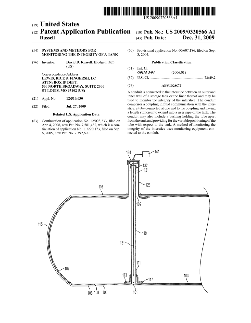 Systems and Methods for Monitoring the Integrity of a Tank - diagram, schematic, and image 01