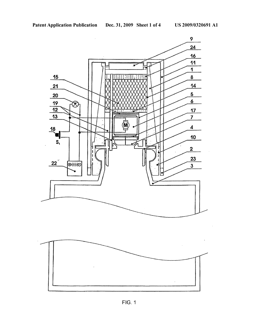 DEVICE FOR TREATING AND PURIFYING A LIQUID PRODUCT - diagram, schematic, and image 02