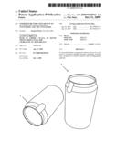 Temperature Indicating Device to be Used in Beverage Holding Containers, and, the Containers diagram and image