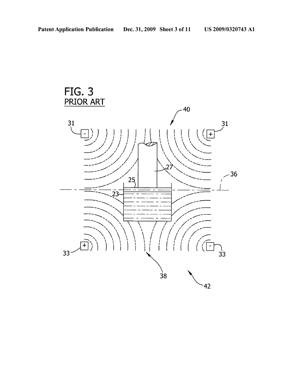 Controlling a Melt-Solid Interface Shape of a Growing Silicon Crystal Using an Unbalanced Magnetic Field and Iso-Rotation - diagram, schematic, and image 04